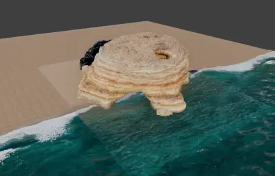 海蚀洞,海边山洞