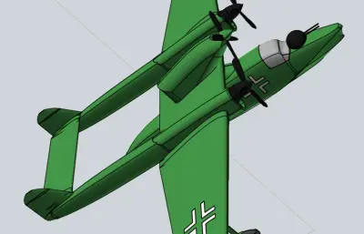 Bv 138 v3飞机模型