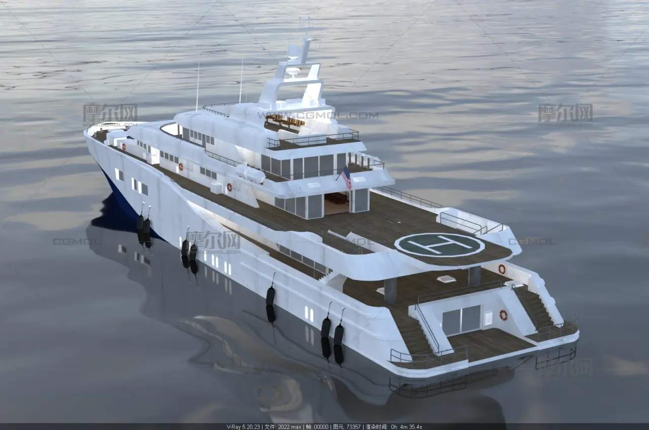 豪华游艇 frickiesyacht 游艇舰船