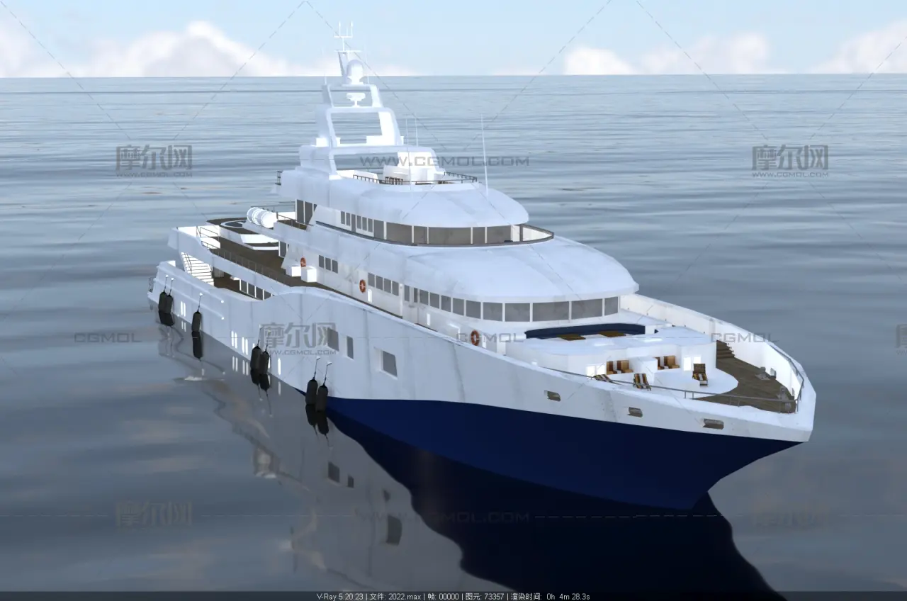 豪华游艇 frickiesyacht 游艇舰船