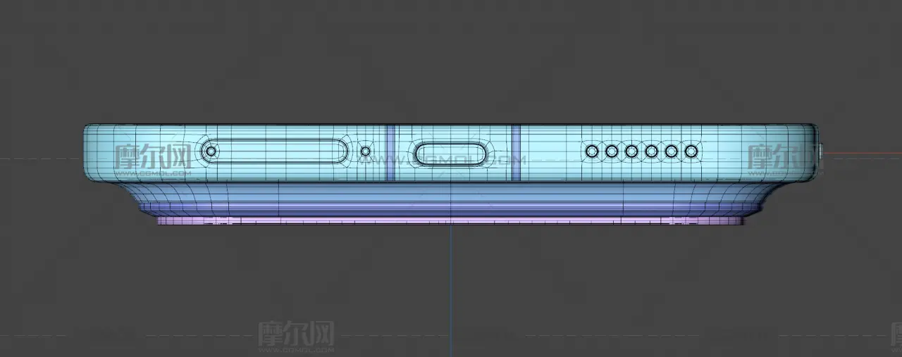 华为HUAWEI Pura X View手机+手机保护壳C4D模型