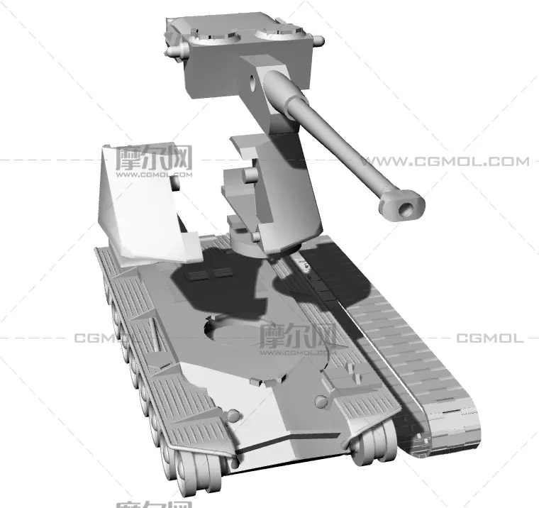 法国重型坦克AMX50,可3D打印