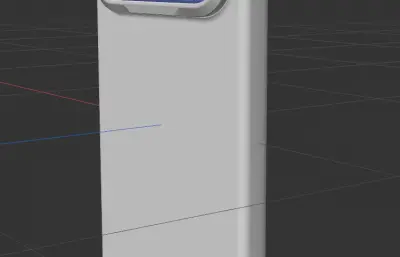 华为HUAWEI Pura X View手机+手机保护壳C4D模型