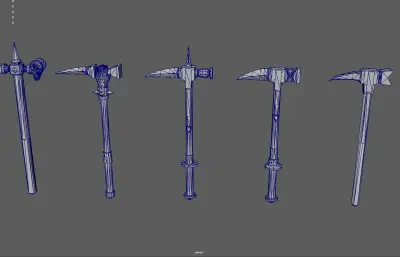 战锤 中世纪武器 钉锤兵器