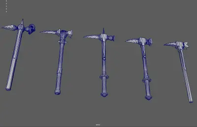 战锤 中世纪武器 钉锤兵器