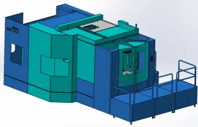 Matsuura MAM72-100H五轴卧式加工中心