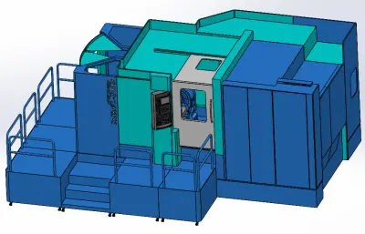 Matsuura MAM72-100H五轴卧式加工中心