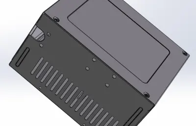 电脑电源的钣金外壳模型