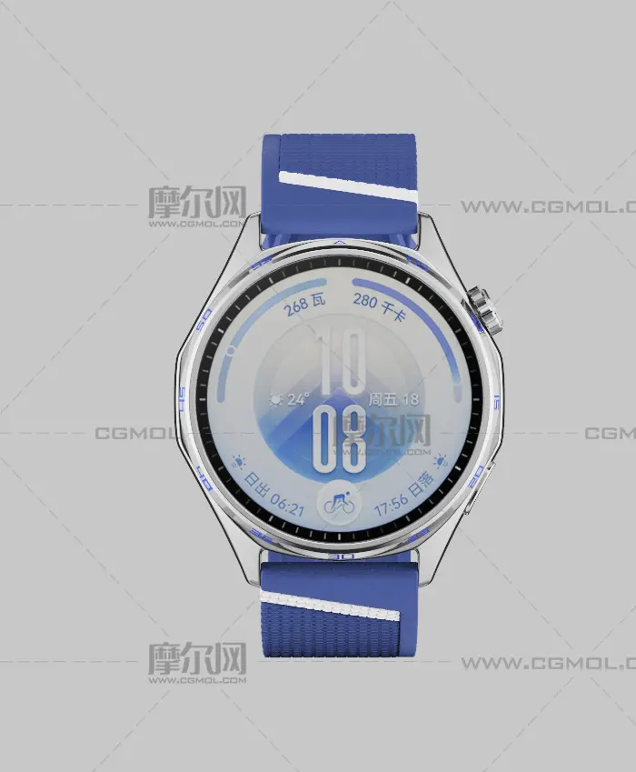 华为HUAWEI WATCH GT 7（46mm）手表C4D,KEYSHOT模型