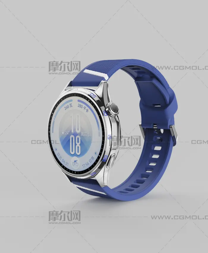 华为HUAWEI WATCH GT 7（46mm）手表C4D,KEYSHOT模型