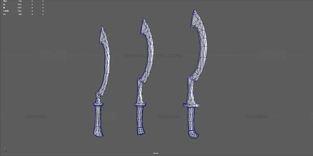 弯刀  冷兵器 埃及刀 游戏武器