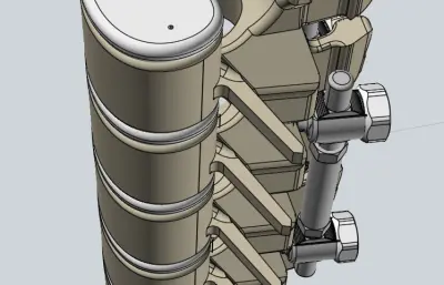 脊柱固定stp模型