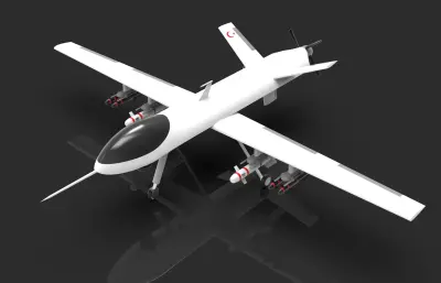 无人驾驶飞行器（UAV）外形模型