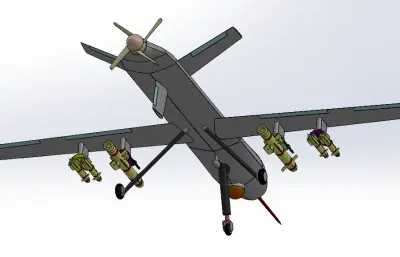 无人驾驶飞行器（UAV）外形模型