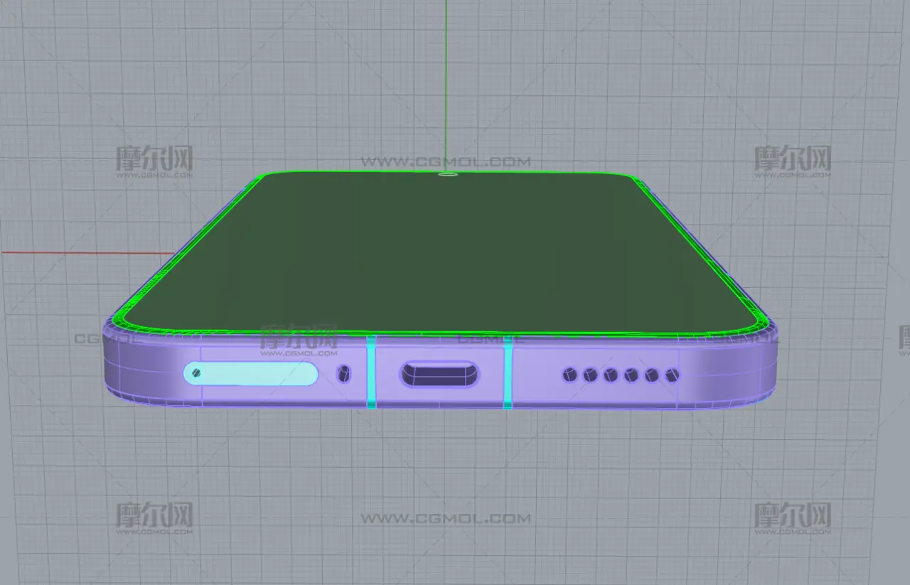 红米REDMI K90 Max手机外观rhino模型