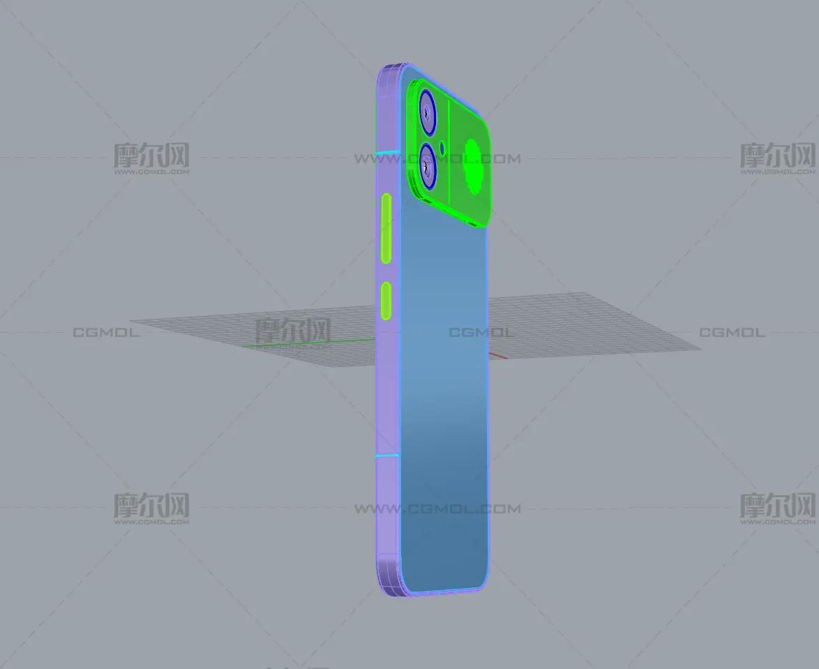 红米REDMI K90 Max手机外观rhino模型