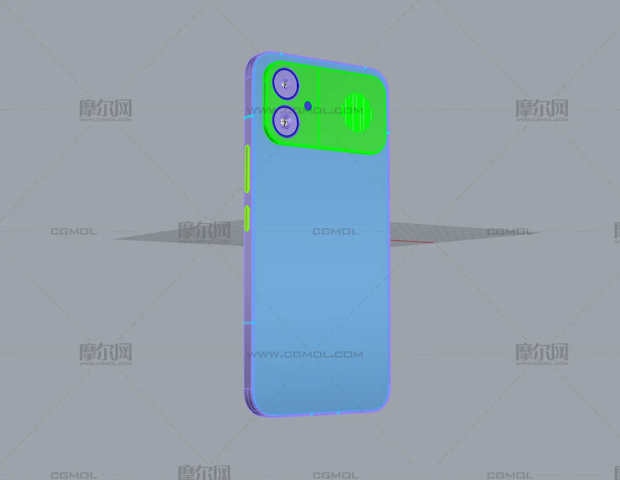 红米REDMI K90 Max手机外观rhino模型