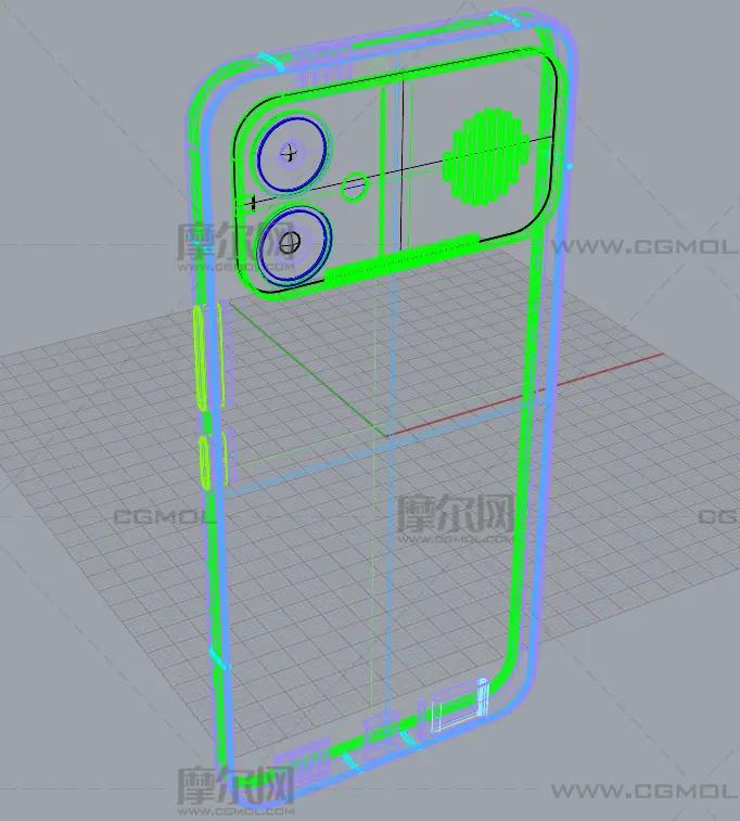 红米REDMI K90 Max手机外观rhino模型