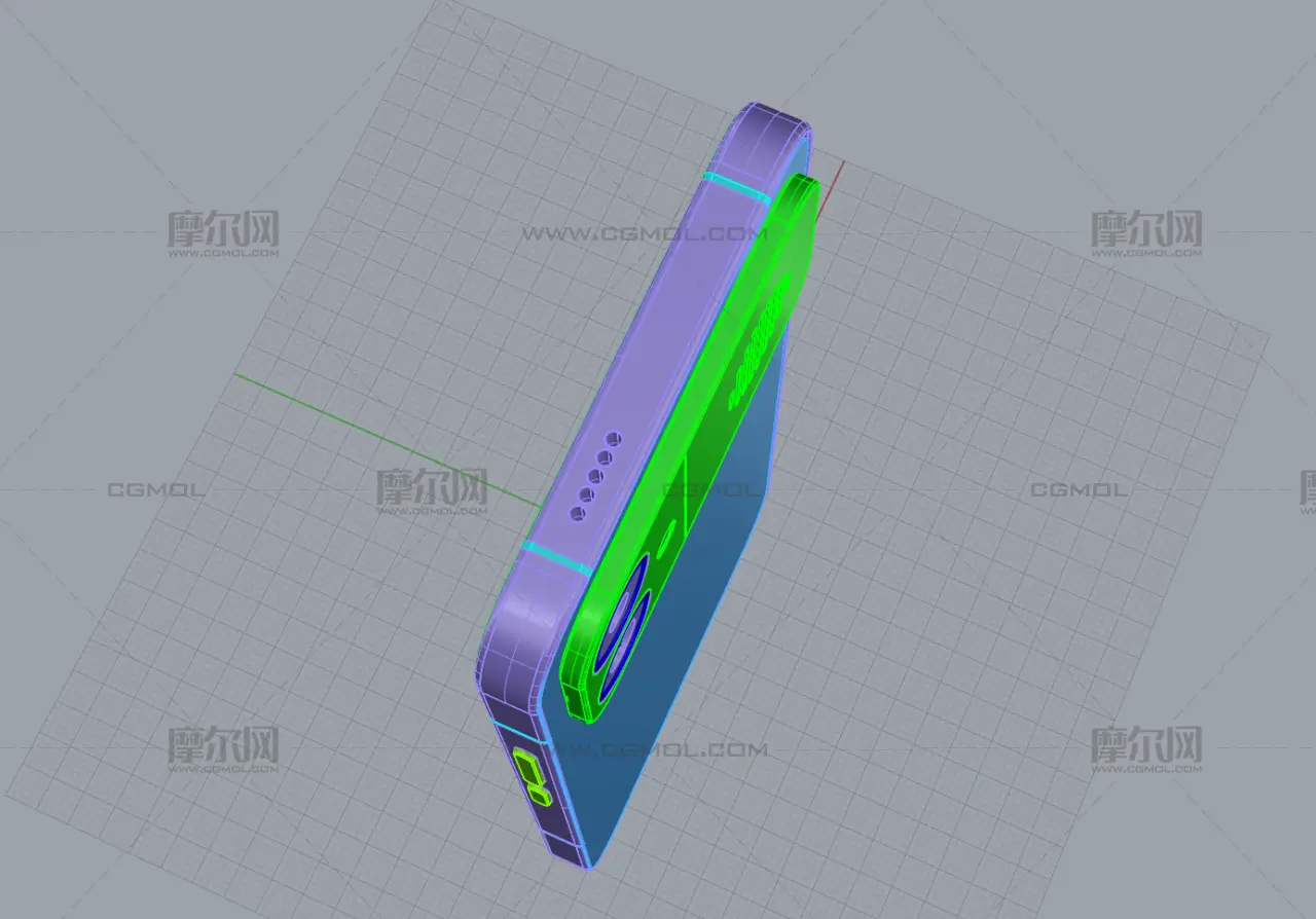 红米REDMI K90 Max手机外观rhino模型