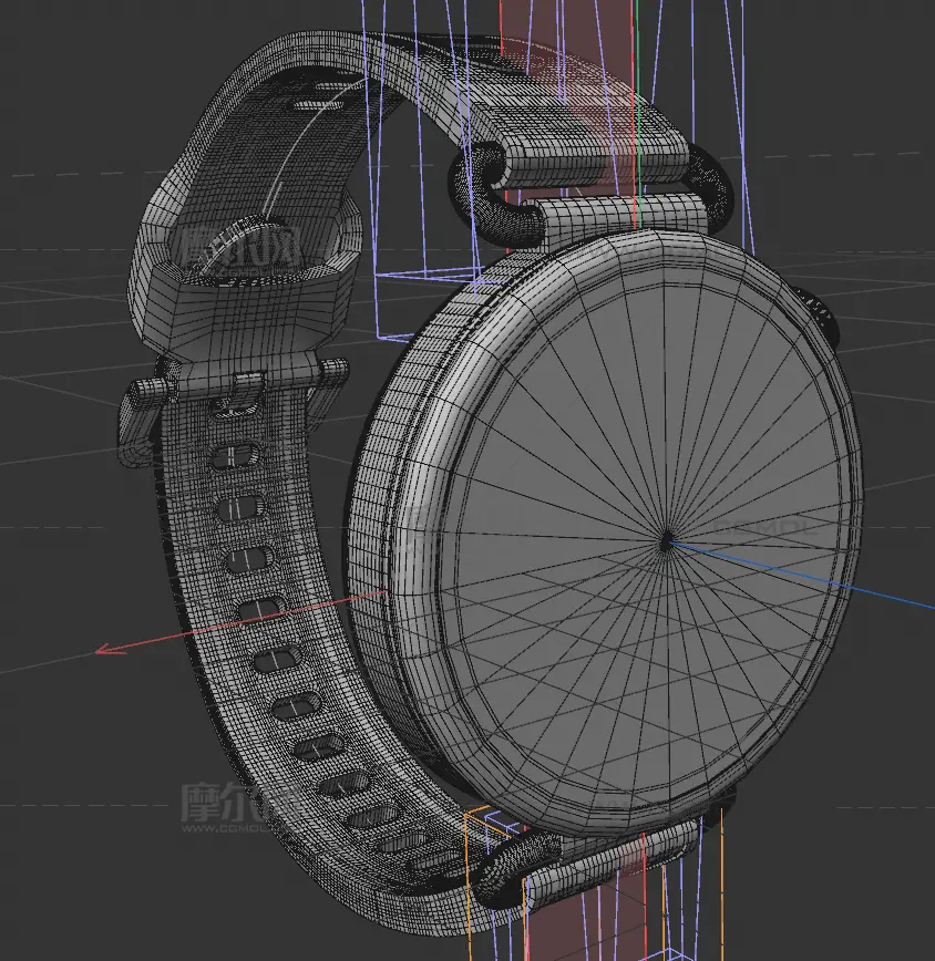 C4D华为HUAWEI WATCH GT 7（41mm）手表模型,有ksp,fbx文件