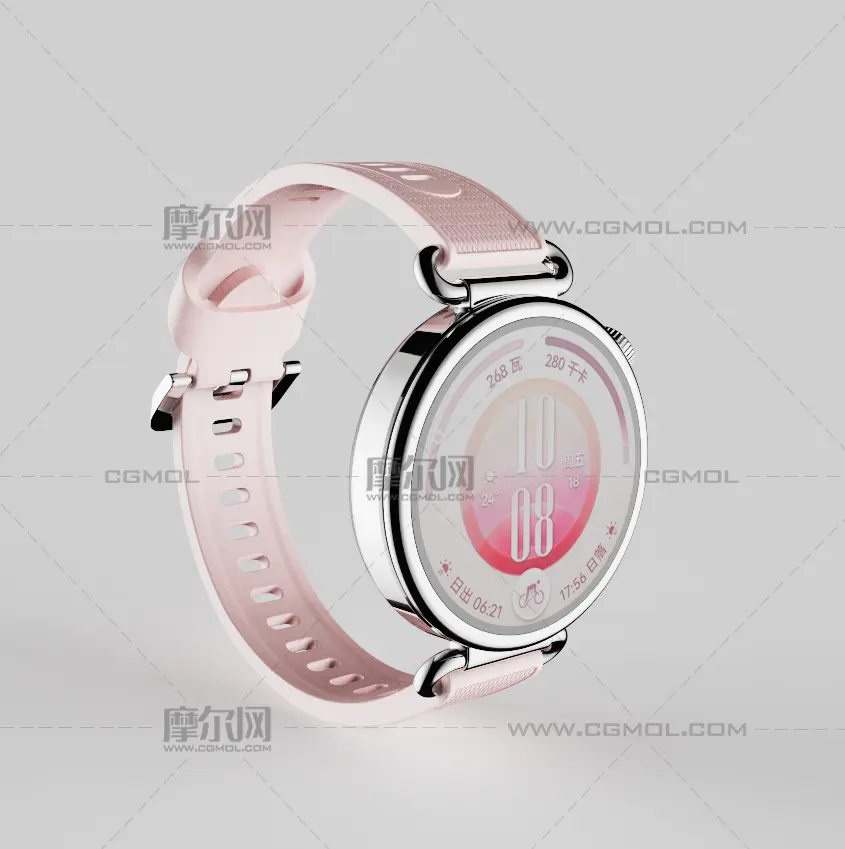 C4D华为HUAWEI WATCH GT 7（41mm）手表模型,有ksp,fbx文件