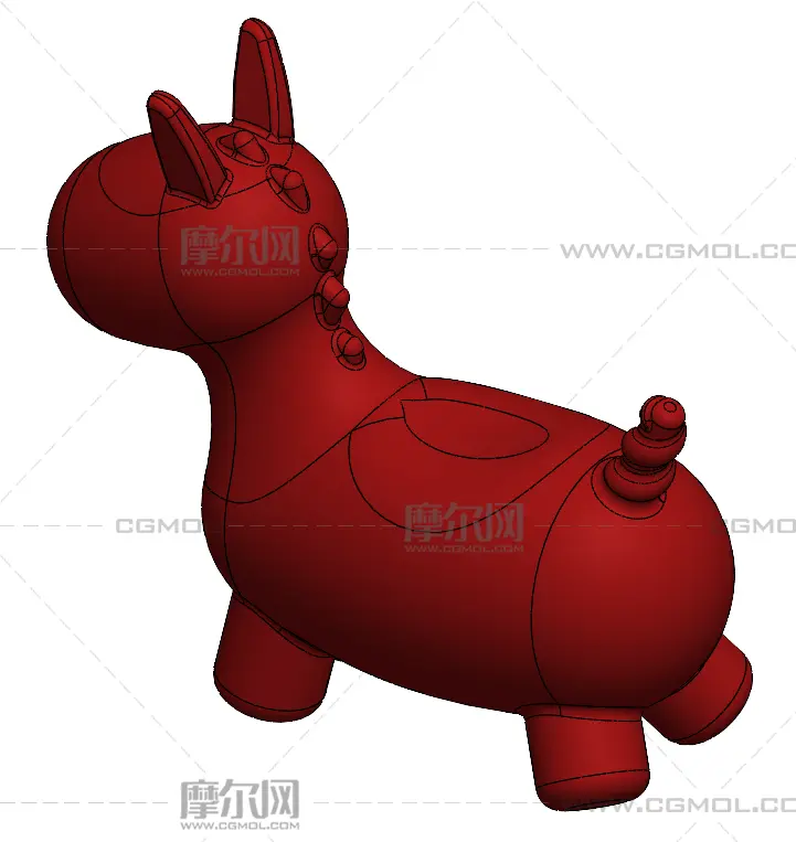 旋转小木马,儿童跳跳马