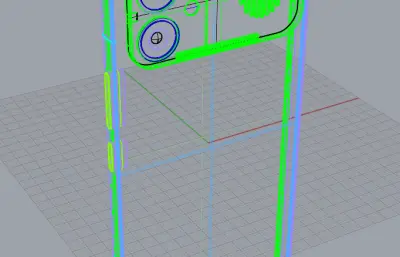 红米REDMI K90 Max手机外观rhino模型