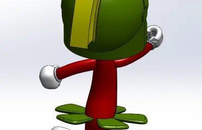 马文玩偶solidworks模型