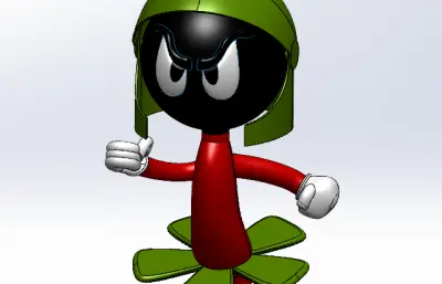 马文玩偶solidworks模型