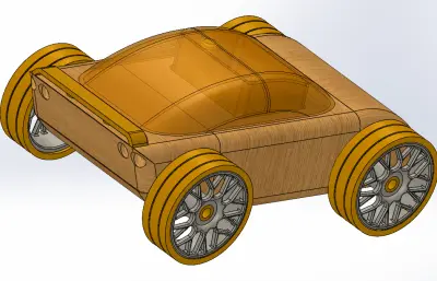 玩具汽车solidworks模型