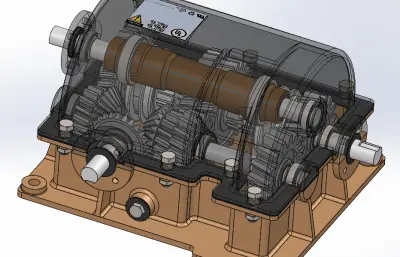 变速箱3D模型