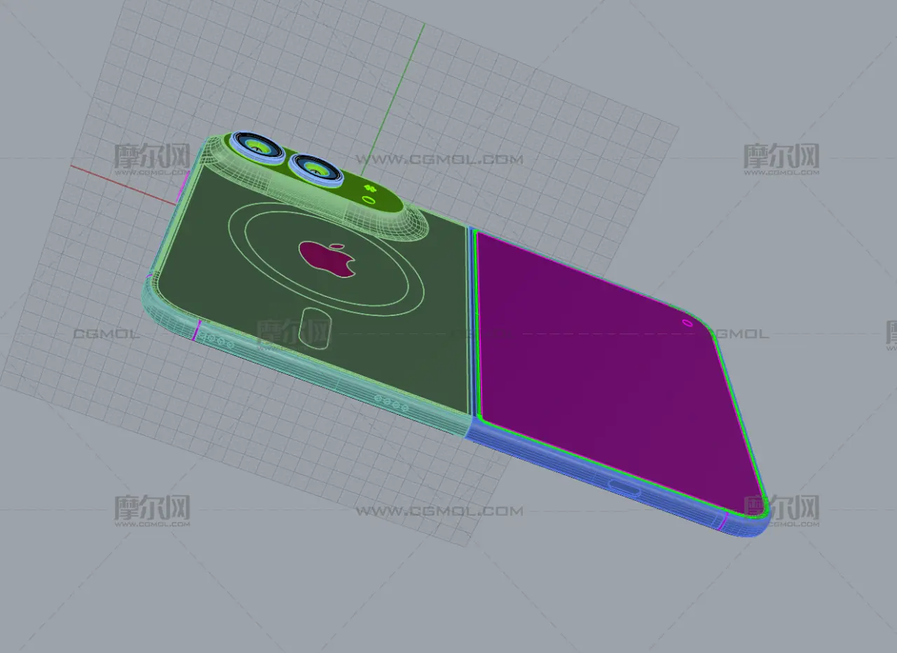 iPhone 18 Fold / iPhone折叠手机rhino模型
