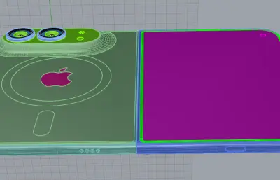 iPhone 18 Fold / iPhone折叠手机rhino模型