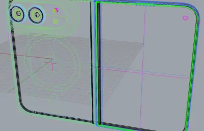 iPhone 18 Fold / iPhone折叠手机rhino模型