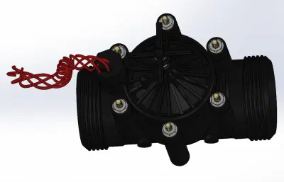 电动阀模型