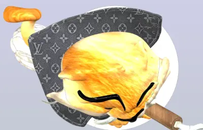 可爱的乐虎摆件