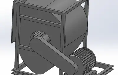 多翼式离心通风机KTS-No36”-左180°-30kW