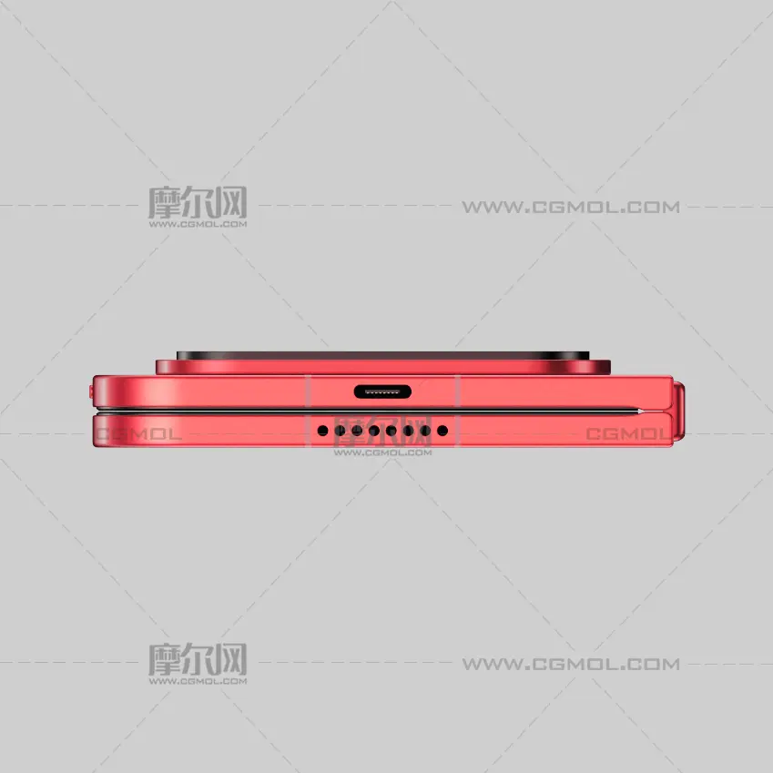 小米Xiaomi 18 Fold手机C4D,KEYSHOT模型