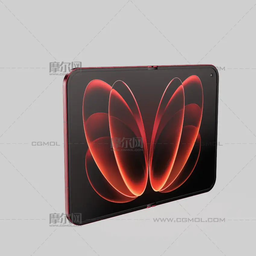 小米Xiaomi 18 Fold手机C4D,KEYSHOT模型
