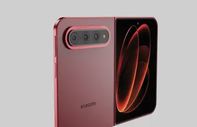 小米Xiaomi 18 Fold手机C4D,KEYSHOT模型