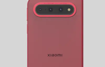 小米Xiaomi 18 Fold手机C4D,KEYSHOT模型
