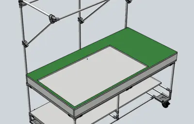 移动式钢管架工作台
