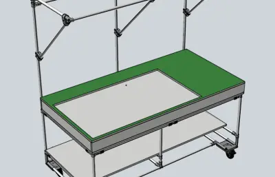 移动式钢管架工作台