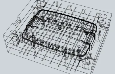 箱盖模具设计