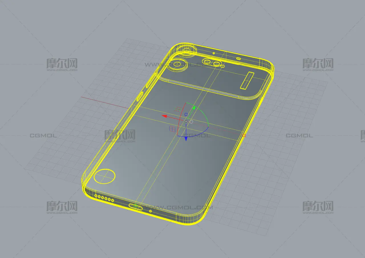 Nothing Phone 4b手机外观3dm,stp模型