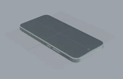 Nothing Phone 4b手机外观3dm,stp模型