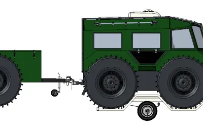 DX1水陆两栖全地形车,4×4轮式全地形车
