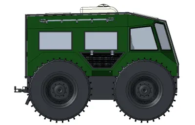 DX1水陆两栖全地形车,4×4轮式全地形车