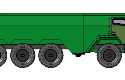 10×10轮式水陆两栖全地形车