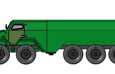 10×10轮式水陆两栖全地形车
